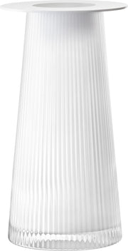 LSA - Beacon Lantern/Vase H30cm White/Chalk White