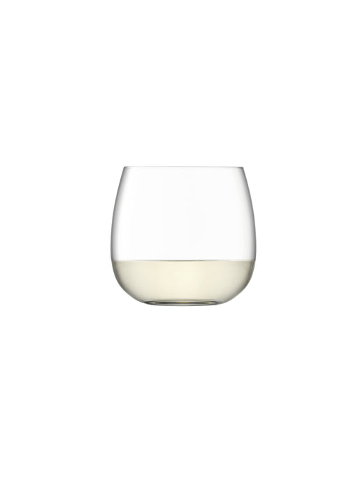 LSA - Borough Stemless Glass 370ml Clear x 4