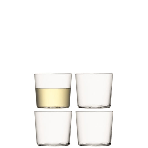 LSA - Gio Tumbler (low) 310ml Clear x 4