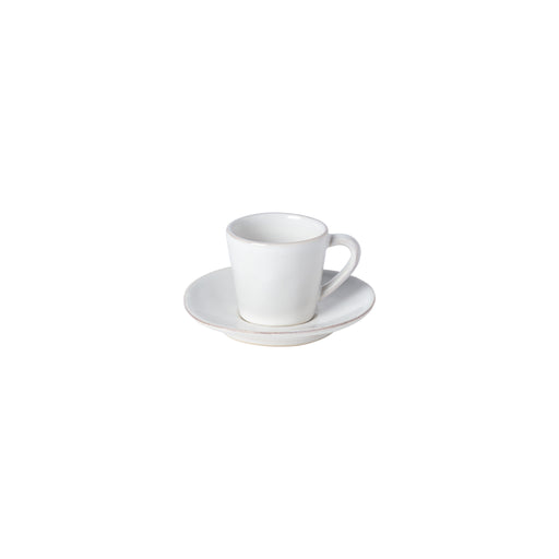 Costa Nova - Lisa White Coffee Cup & Saucer