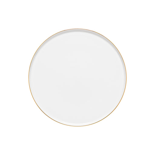 Costa Nova - Resonance Porcelain Gold Rim Dinner Plate