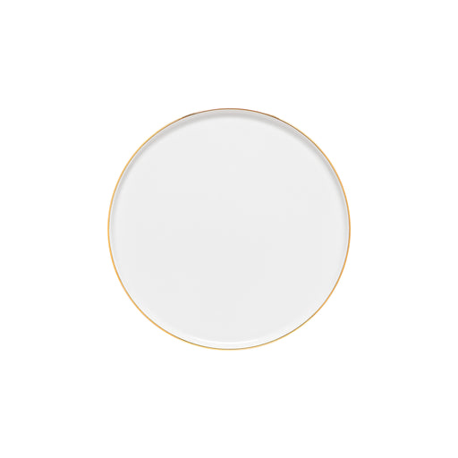 Costa Nova - Resonance Porcelain Gold Rim Salad/Dessert Plate