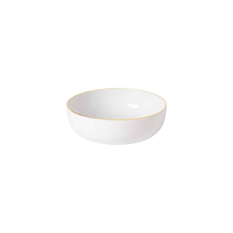 Costa Nova - Resonance Porcelain Gold Rim Soup/Cereal Bowl