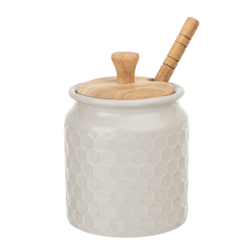 Captivate - Kitchen Pantry Honey Pot & Dipper Grey