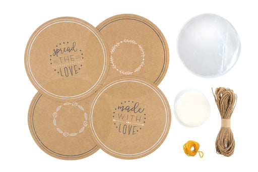 Captivate - Kitchen Pantry Jar Cover Set Kraft