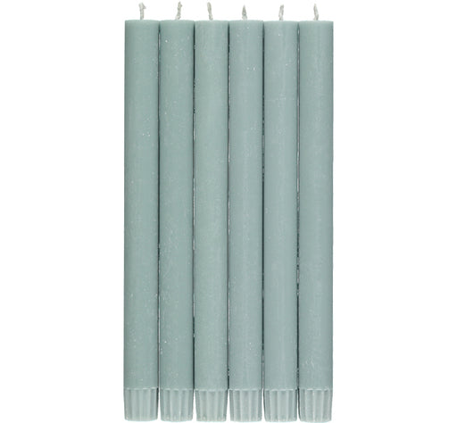 British Colour Standard - Solid Dinner Candle x6 Opaline