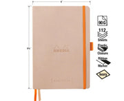 Clairefontaine - Softcover Goalbook Dot -Rose Smoke- A5. 240 pages (5.8x8.3in)