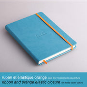 Clairefontaine - Hardcover notebook Lined A5 Turquoise 192 pages (5.8x8.3in)