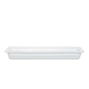 EMILE HENRY - WHITE 2/4 SIZE DISH 3.1l