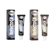 RefectoCil Blue Black No. 2 and Natural Brown No. 3 tint duo