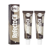 RefectoCil Natural Brown No. 3 lash and brow tint duo