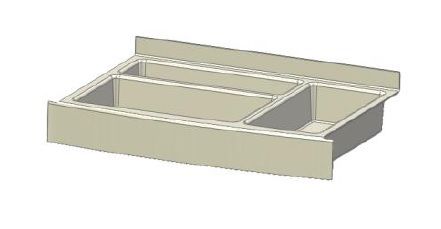 Silhouet-Tone - Drawer For Trolley 413215