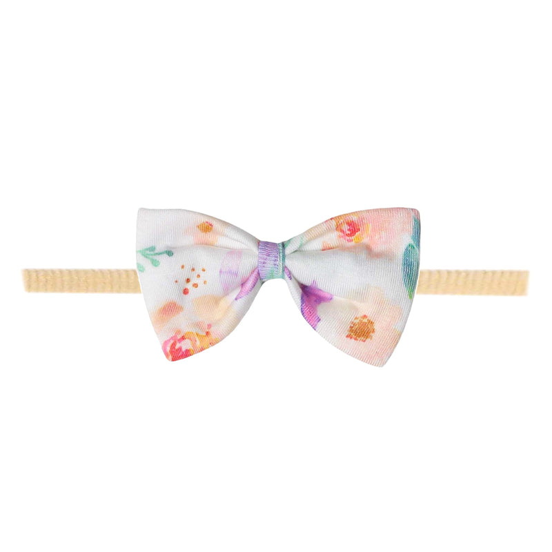 Copper Pearl - Bloom Bowtie Nylon Bow