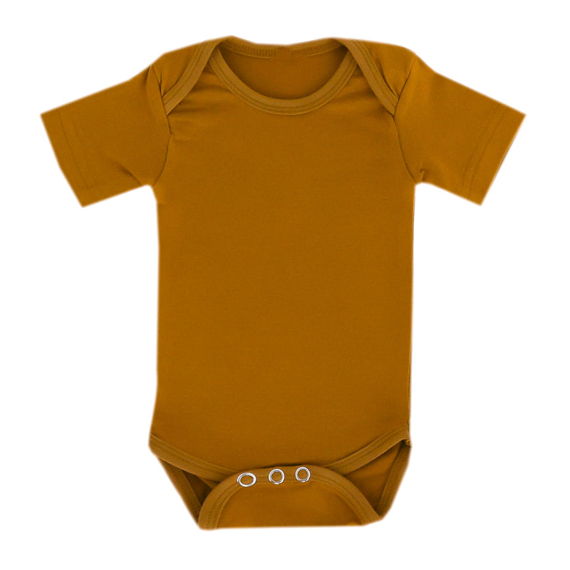 Copper Pearl - Camel Short Sleeve Bodysuit (18-24 months)