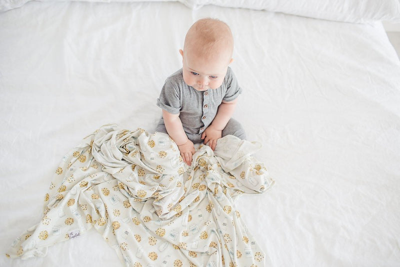 Copper Pearl - Chip Swaddle Blanket
