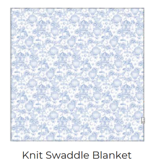 Copper Pearl - Vintage Carnival Swaddle Blanket