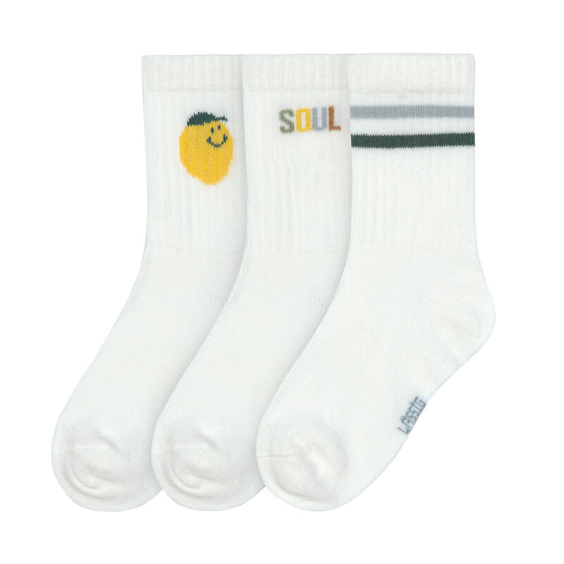 Lassig - Tennis Socks (3-Pack) GOTS