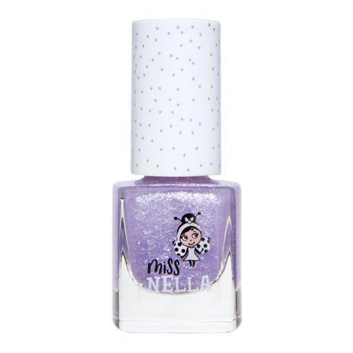 Miss Nella - Peel Off Nail Polish | Spakly Zebra - Sparkly Lilac