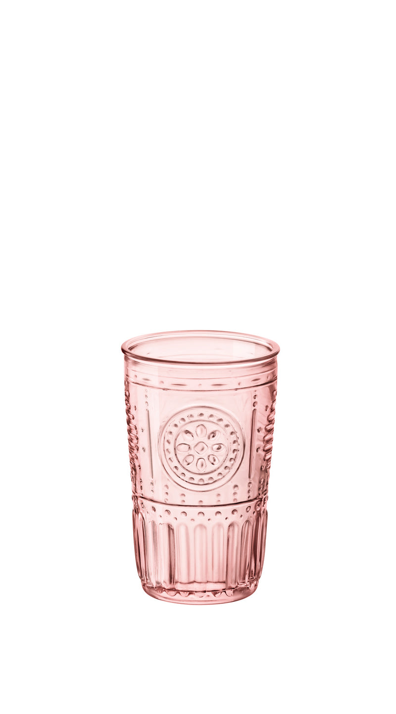 Bormioli Rocco - Romantic Pink HB/Cooler x4