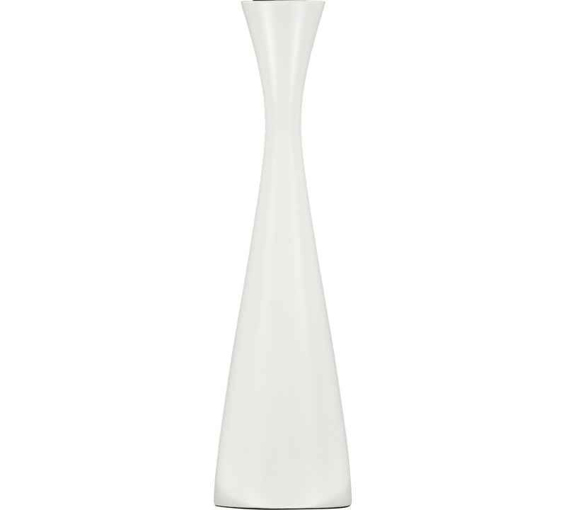 British Colour Standard - Wooden Candleholder Tall Pearl White