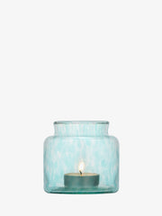 LSA - Sea Glass - Tealight Holder / Vase | H8 cm - Sea Greens - product view
