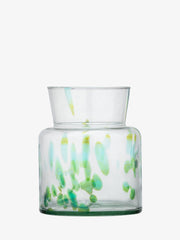LSA - Sea Glass - Vase / Lantern | H19 cm - Sea Greens - product view