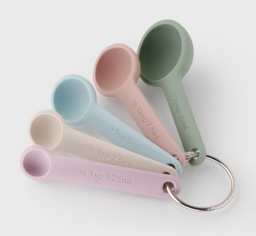 Taylor's Eye Witness - Measuring Spoon Set/5 Silicone Pastel Colours