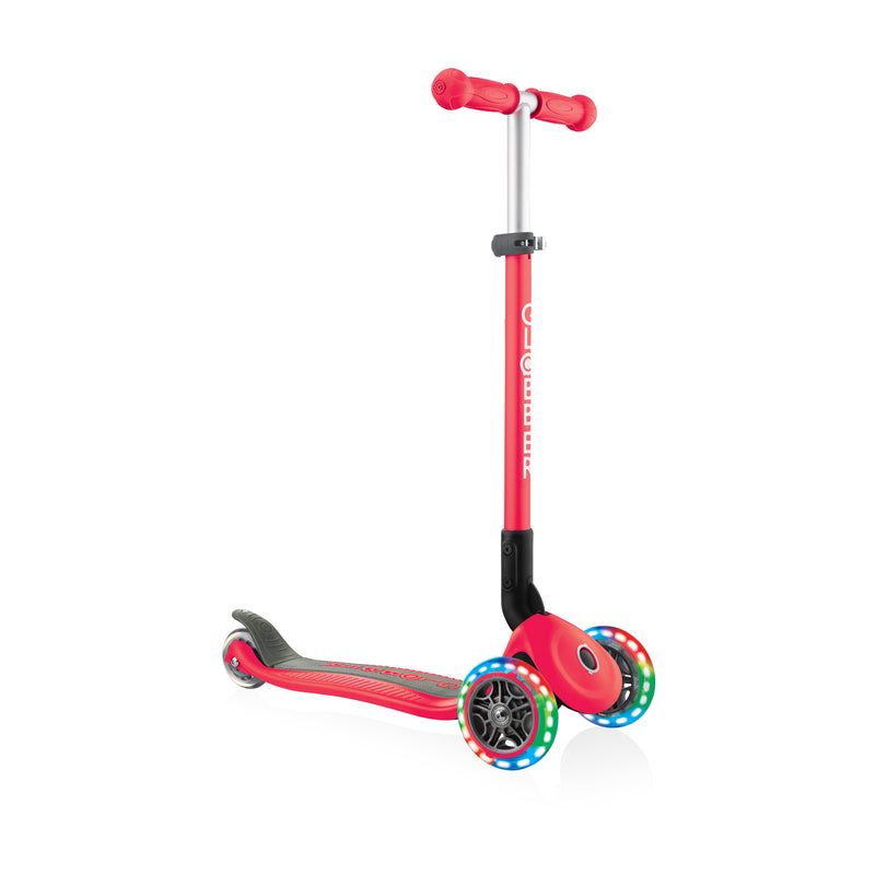Globber - Primo Foldable With Lights | Red