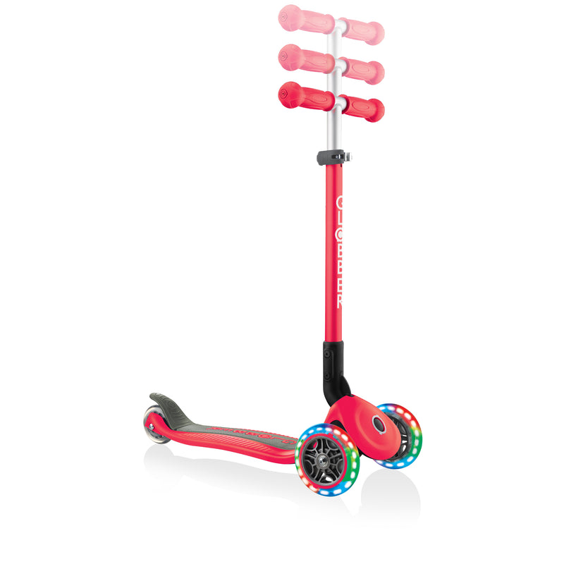Globber - Primo Foldable With Lights | Red