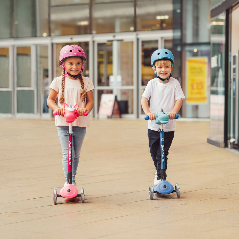 Globber - Primo Foldable With Lights | Deep Pink