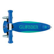 Globber - Primo Foldable Plus Lights | Navy Blue/Emerald Green