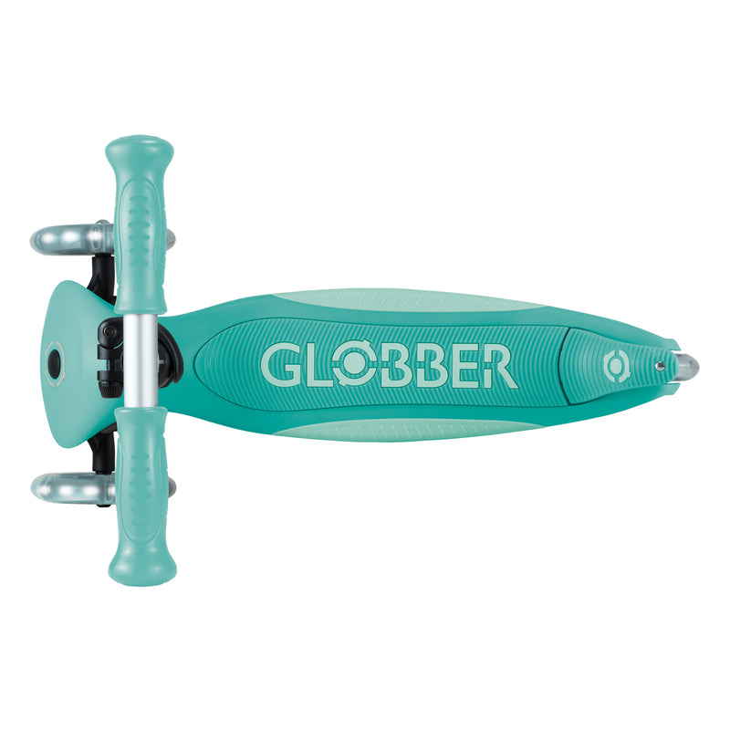 Globber - Primo Foldable Plus Lights | Dark Mint / Mint