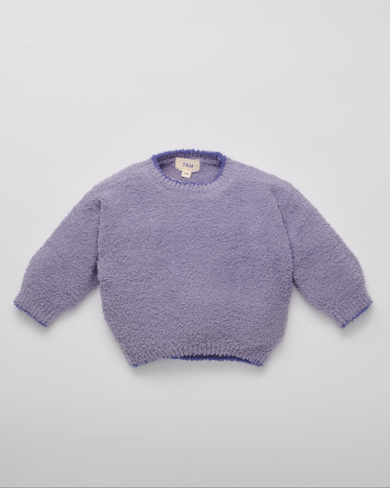 7AM - Boxy Sweater - Taro - 1-2T