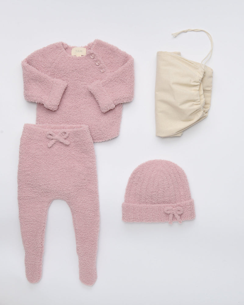 7AM - Infant Set - Ash Rose - Newborn