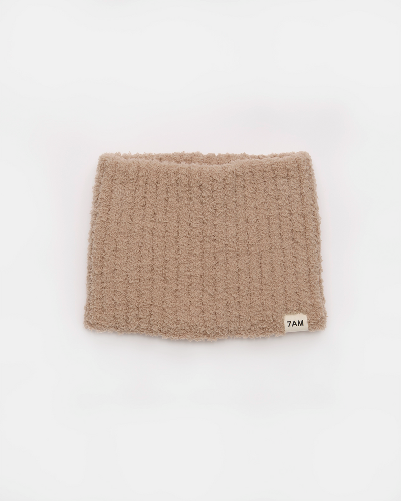 7AM - Ribbed Neck Gaiter - Pecan - 2-4T