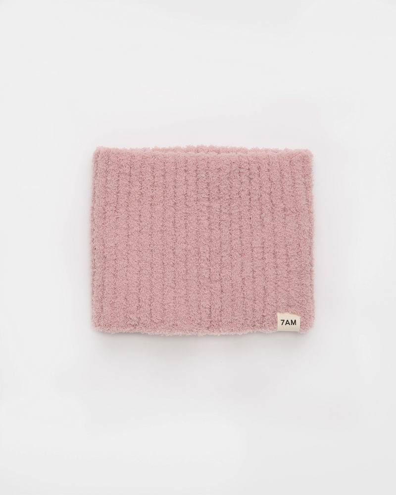 7AM - Ribbed Neck Gaiter - Ash Rose - 2-4T