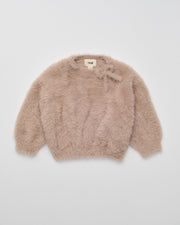 7AM - Boxy Sweater Bow - Tuscan - 3-4T