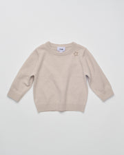 7AM - Crewneck Sweater - Bisque - 12-24M