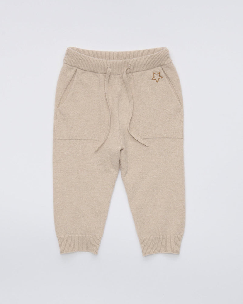 7AM - Star Joggers - Bisque - 12-24M