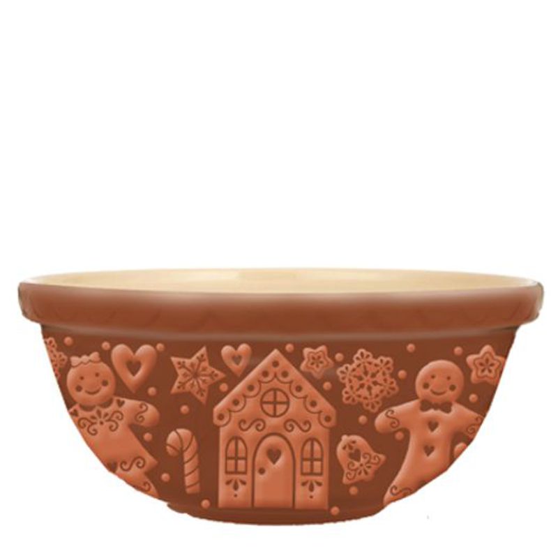 MASON CASH - GINGERBREAD BOWL 11.75" | Brown