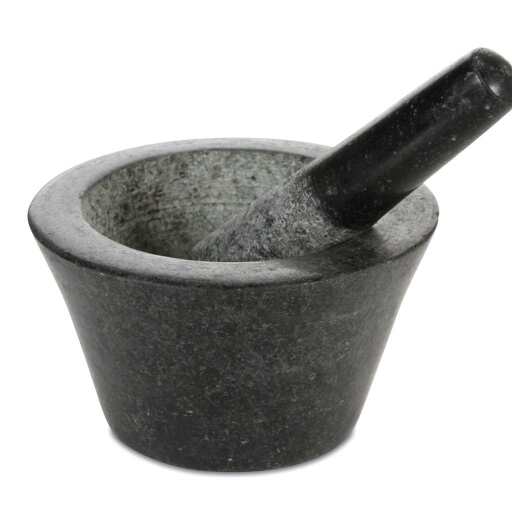 Boska - Acessories, Pestle Herbs, 7.6x7.6x6.5" / 19.3x19.2x16.5cm, Black