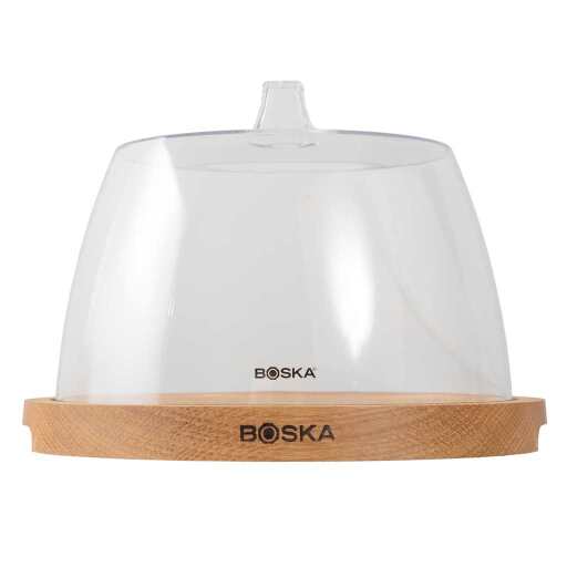 Boska - Friends, Serving Board Round, with Dome, 9.1x9.1x6.7" / 23x23x17cm