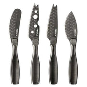 Boska - Monaco+, Cheese Knife Set, Small,  7.8x6.1x0.9" / 19.9x15.5x2.2cm, Black