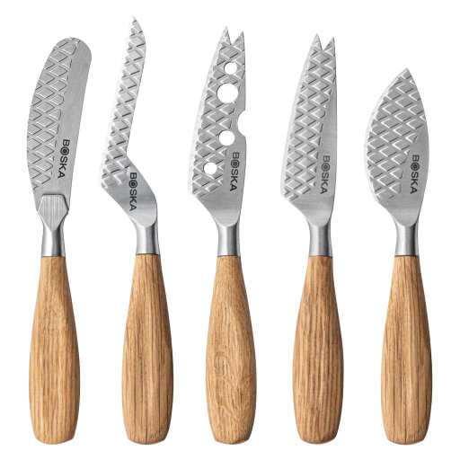 Boska - Oslo+, Cheese Knife Set, Small, 7.9x7.2x1" / 20x18.2x2.5cm