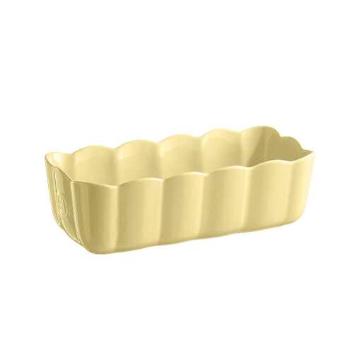 EMILE HENRY - Madeleine Loaf Dish, 2L/2.1qt, 11.4x5.3x3.5"/29x13.5x9cm, Vanille