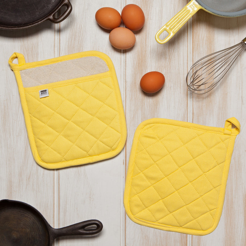 Now Designs - Potholder Superior Lemon | Yellow