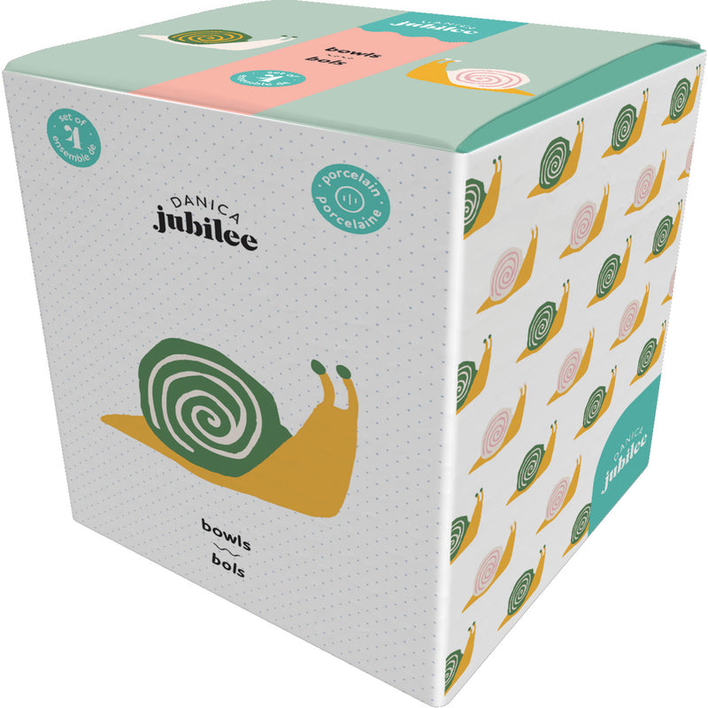 Jubilee - Set/4 EverydayBowls Snails