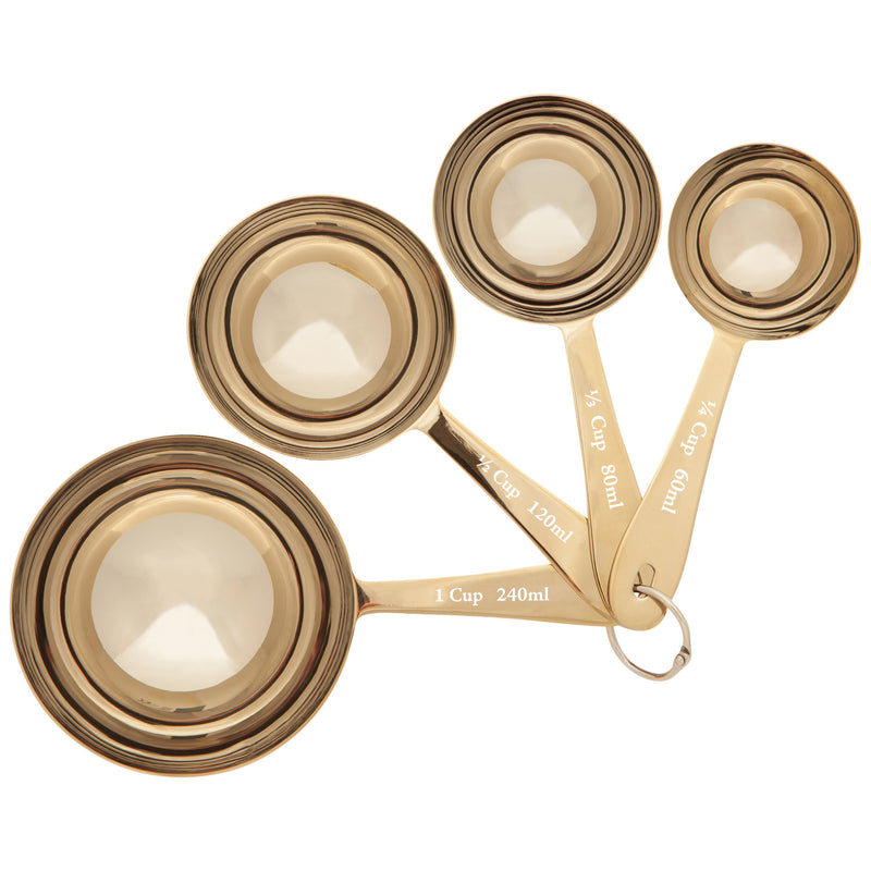 Heirloom - Set/4 Measuring Cup Gold
