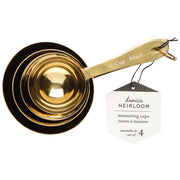 Heirloom - Set/4 Measuring Cup Gold