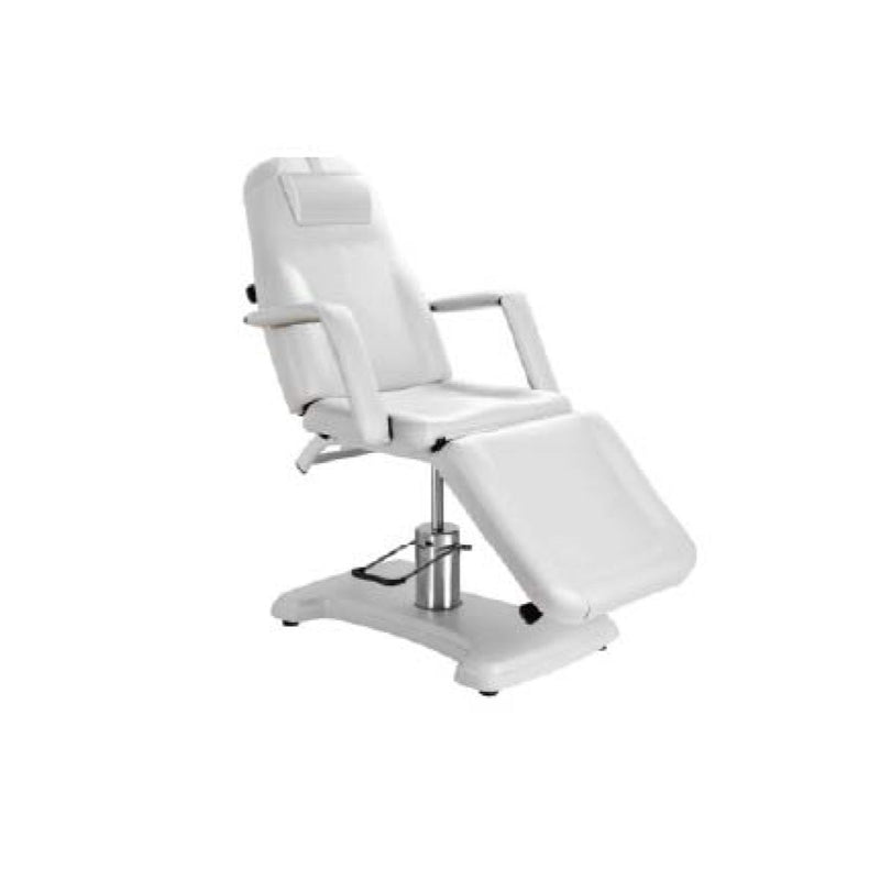 Silver - White Hydrolic Facial Chair